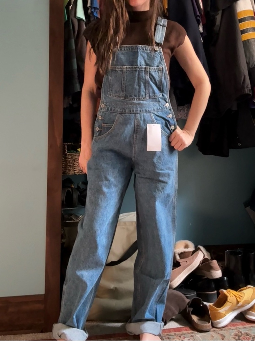 Women's Blue Denim Overalls - Relaxed Fit Jeans Overalls